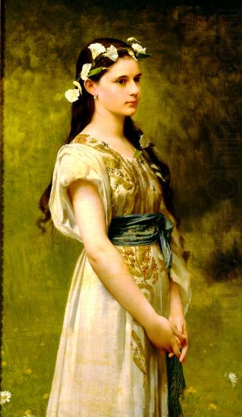 Jules Joseph Lefebvre Portrait of Julia Foster Ward china oil painting image